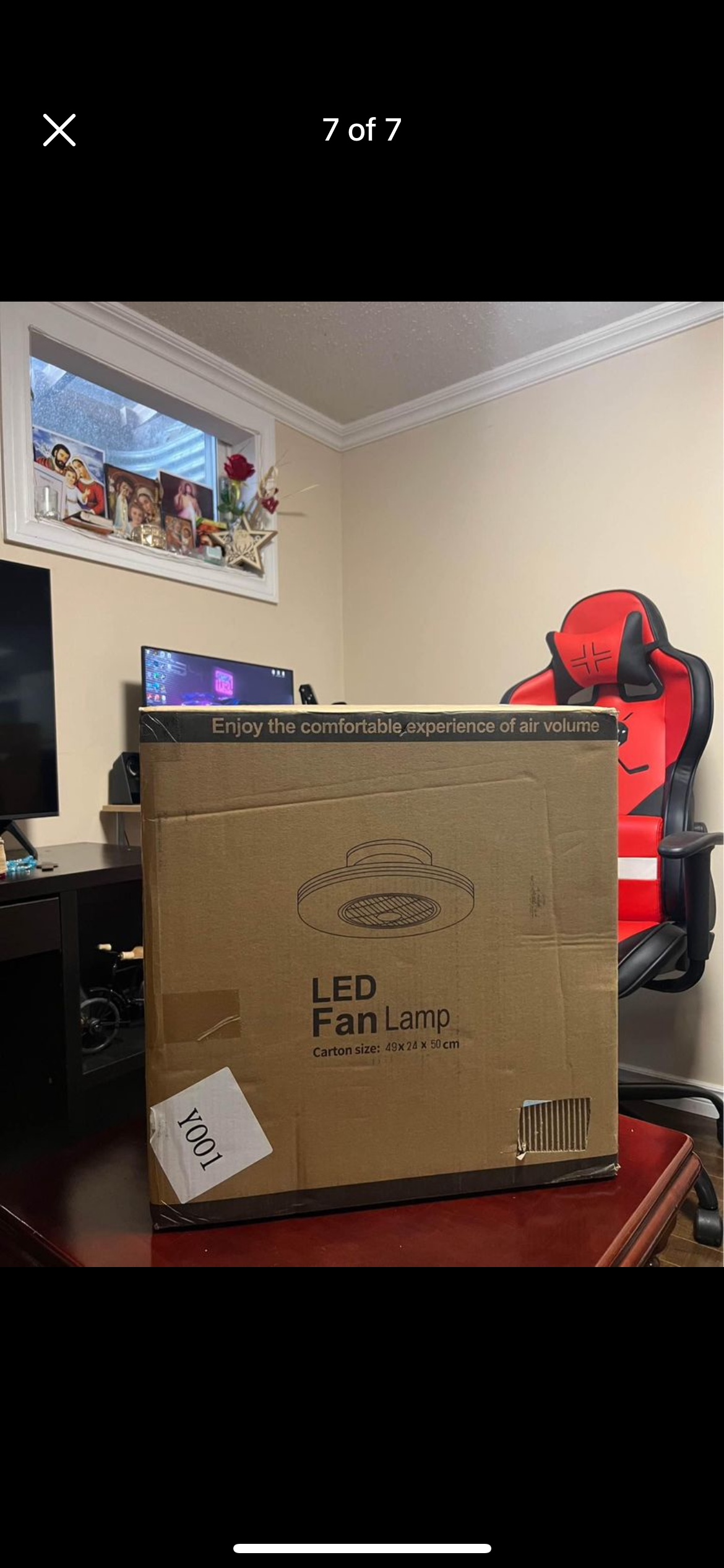 LED Ceiling Fan with Light