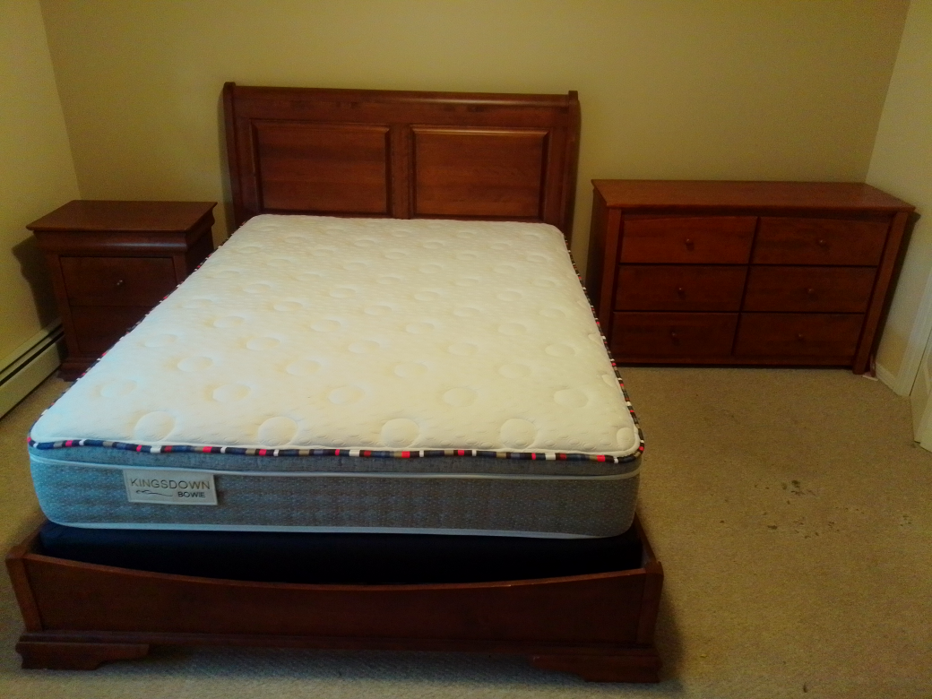 Bedroom set solid birch