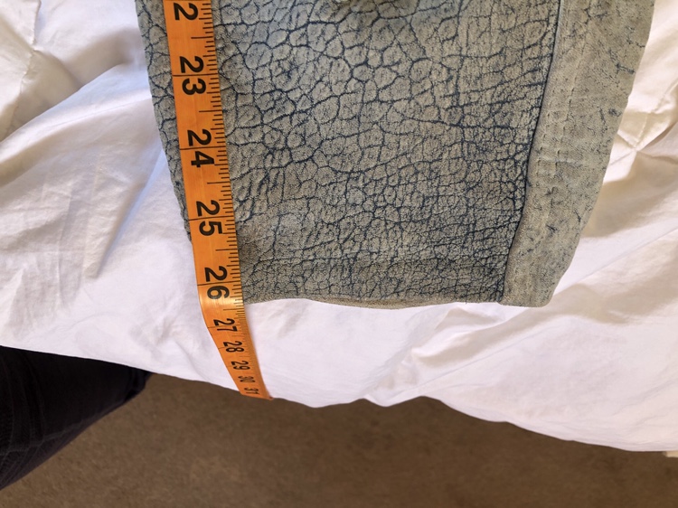 Vintage Leather Pants “Acid Wash Denim Look” made in Canada image indicator(8)