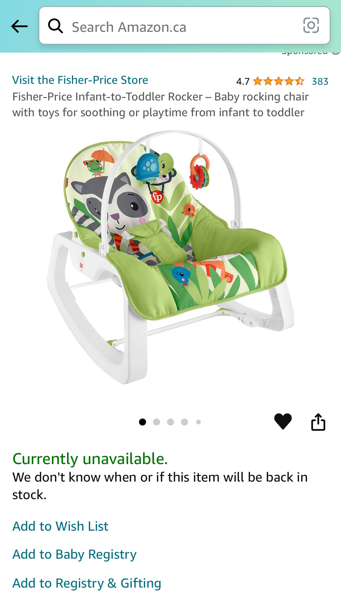 Fisher-Price Infant-to-Toddler Rocker – Baby rocking chair - photo 4