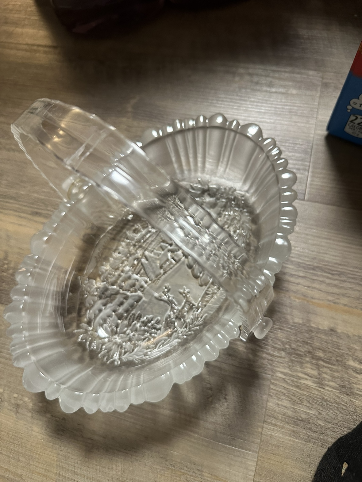 Glass Basket with Handle image indicator(2)