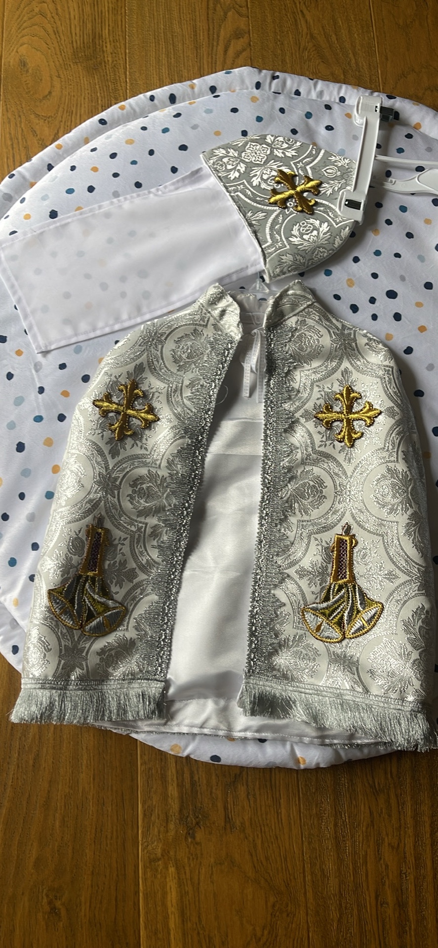 Baby boy baptism outfit