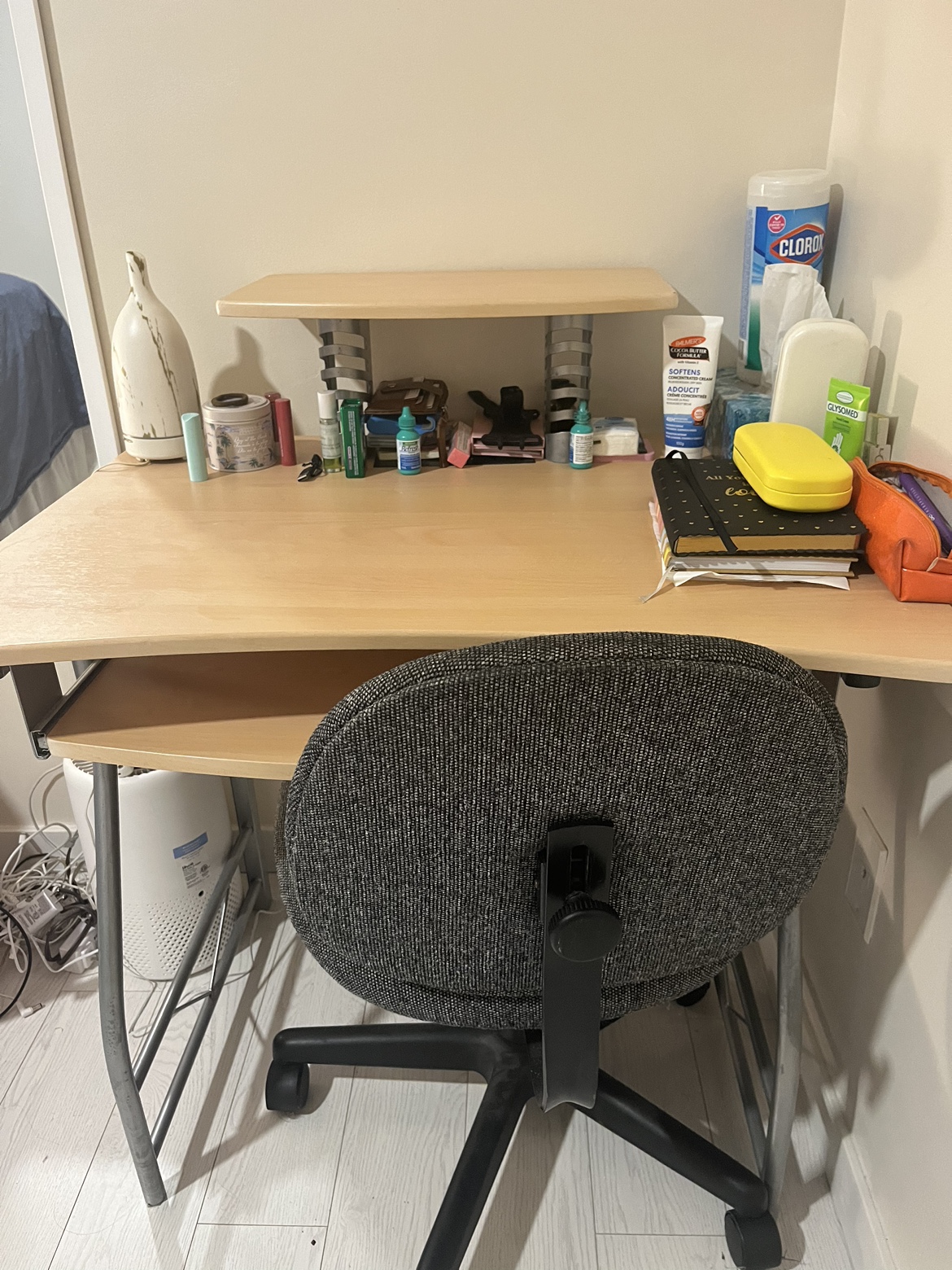 Desk with chair