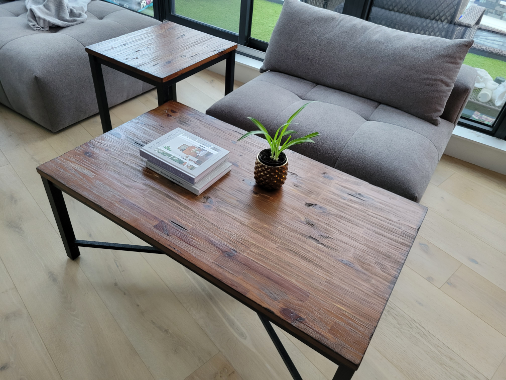 Wooden Coffee Table Set