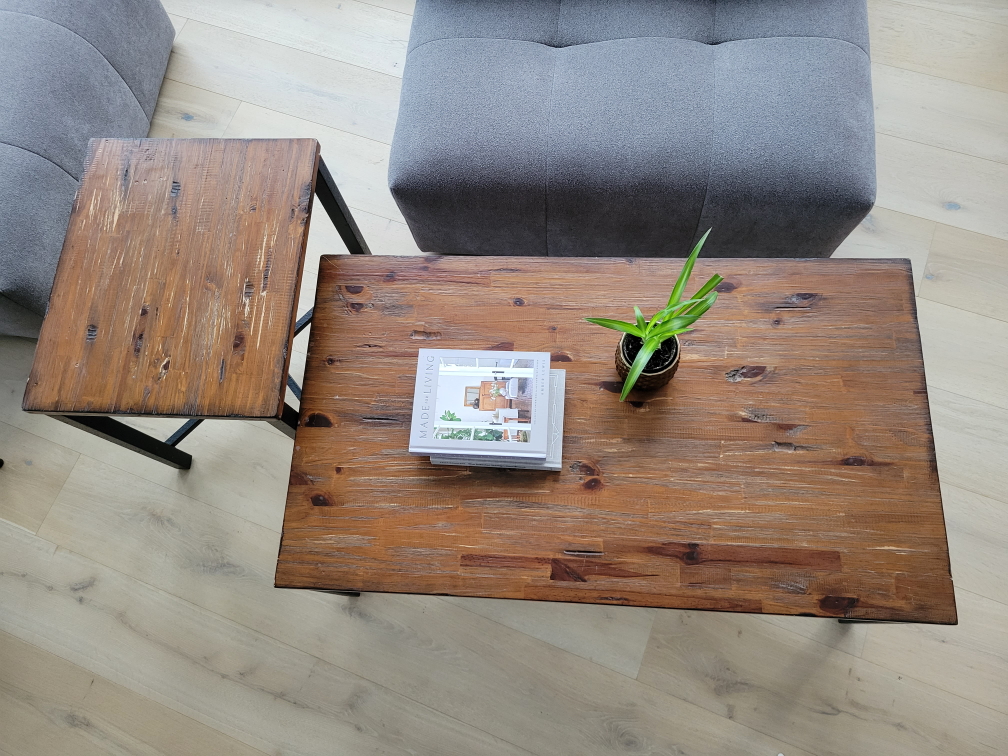 Wooden Coffee Table Set - photo 2