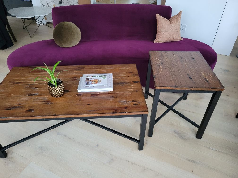Wooden Coffee Table Set - photo 4
