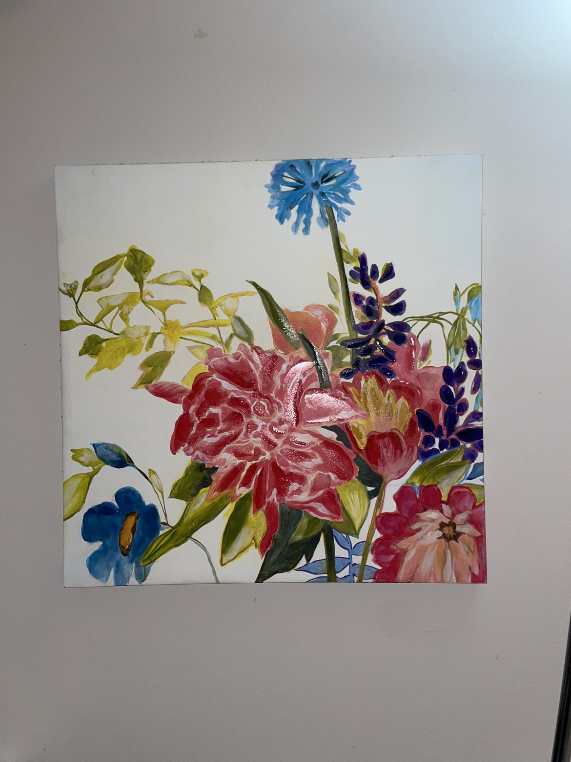 Floral Canvas Painting - photo 3