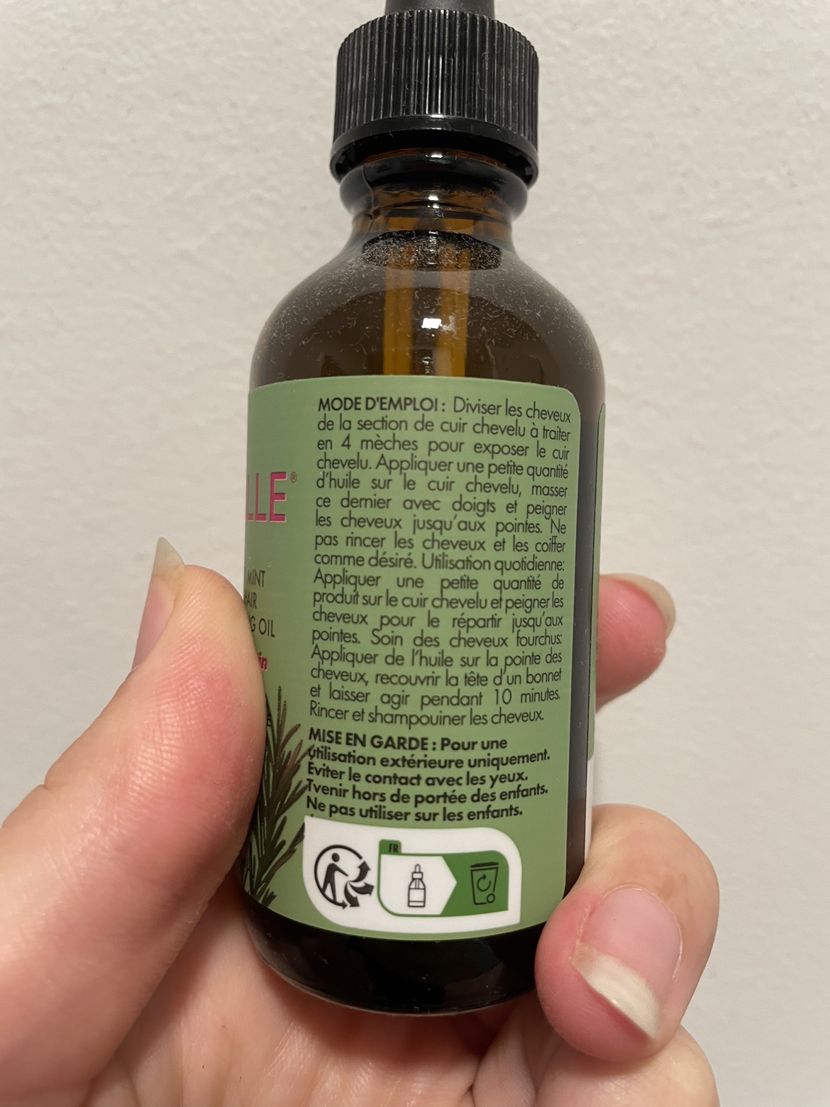 Mielle Rosemary Mint Hair / Scalp Oil image indicator(2)