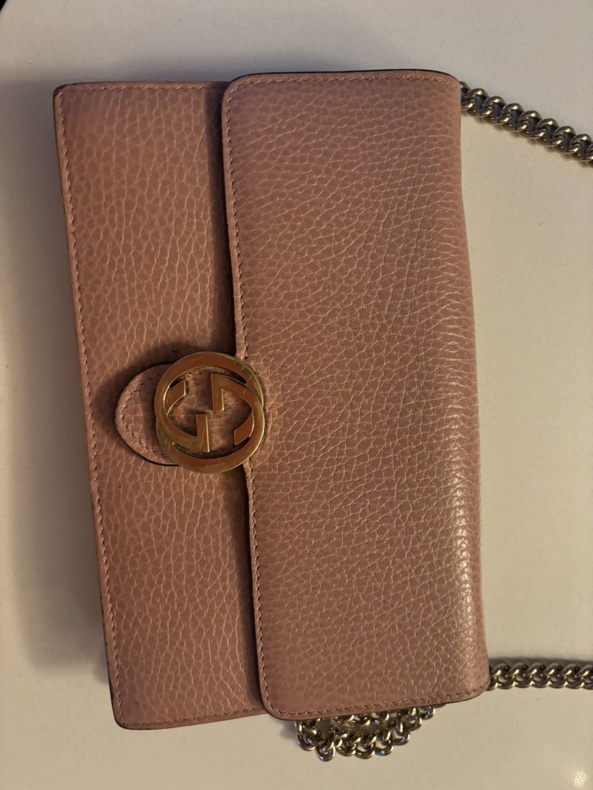 Gucci Pink Chain Wallet image indicator(3)