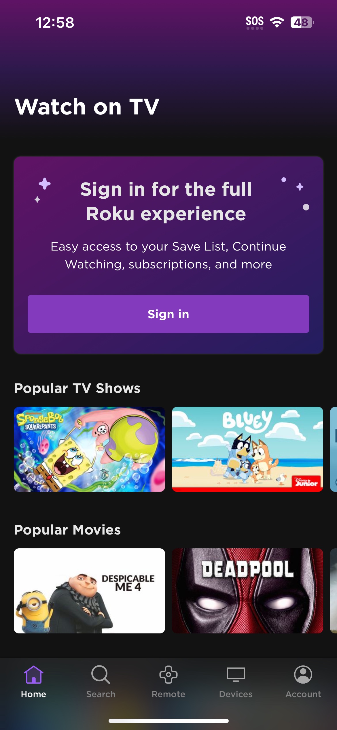 RCA Roku TV 55’ inch, smart TV - photo 3