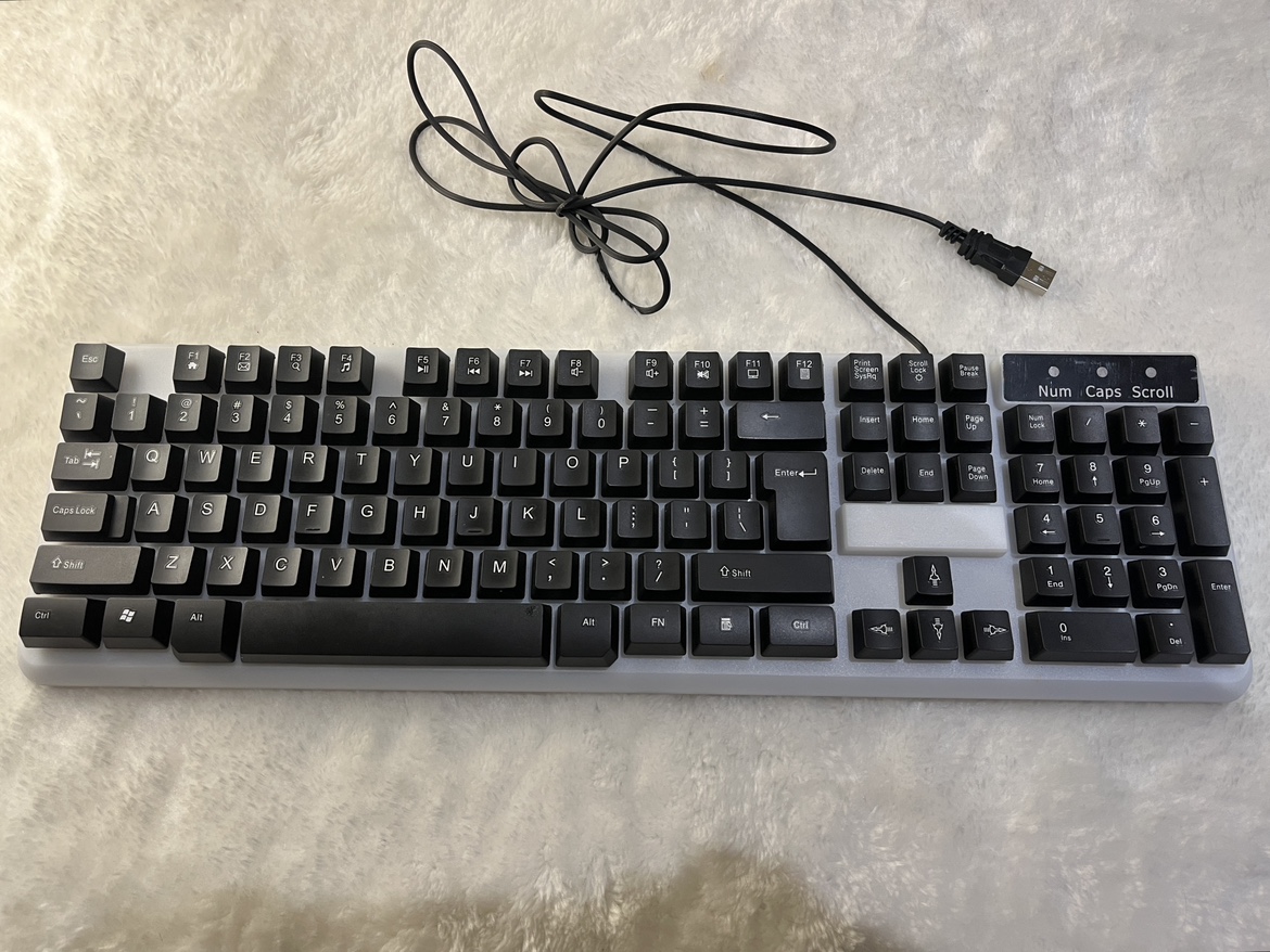 ⌨️Keyboard with Rainbow color LED - photo 2