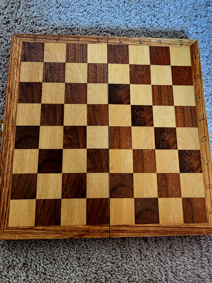 Handcrafted Wooden Chess Board thumbnail
