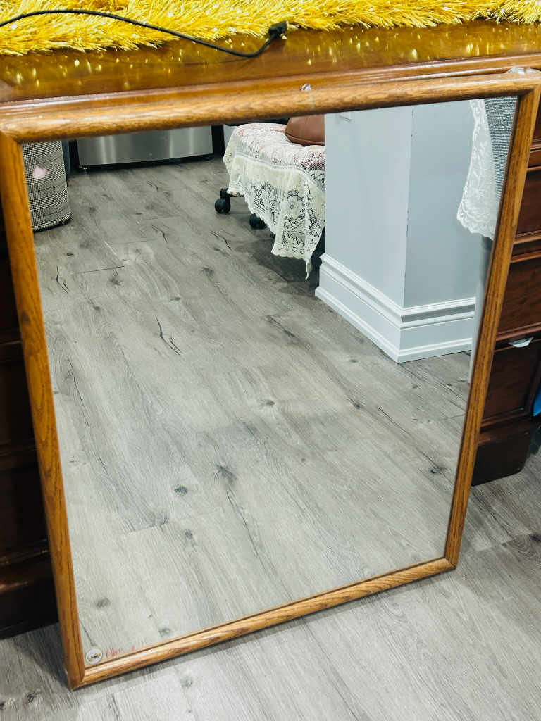 Oak Framed Mirror - photo 2