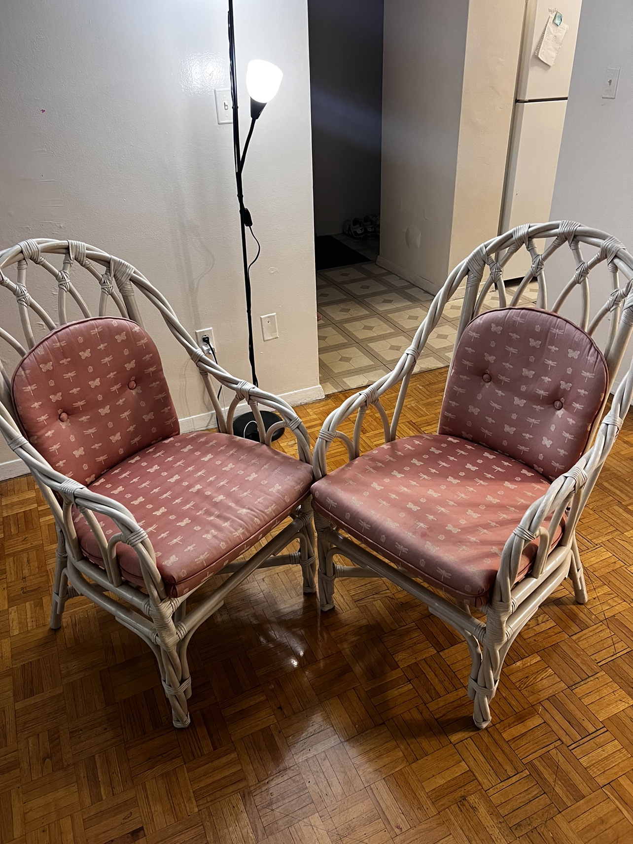 Pair of Rattan Chairs