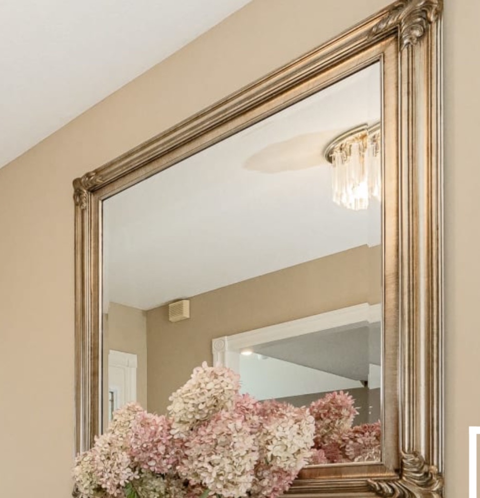 Mirror  gold frame