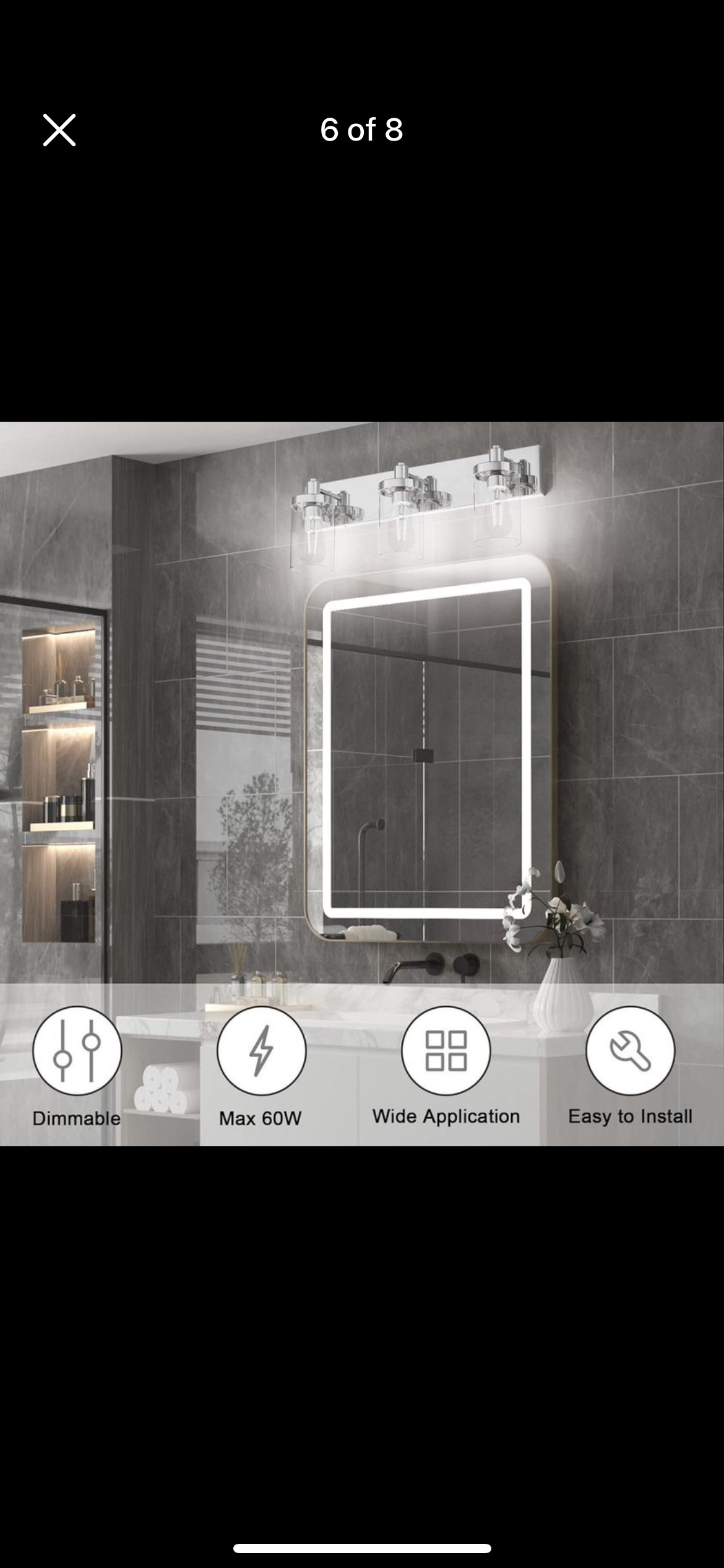Bathroom Vanity Light Worth $145 - photo 3