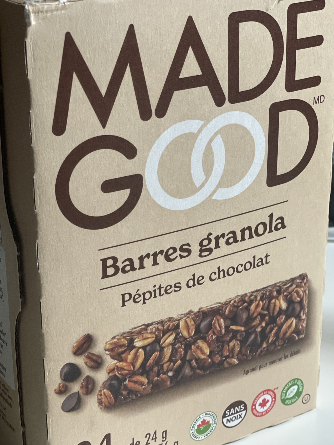 (20 packs) Made good granola bar