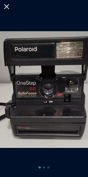vintage poloriod camera