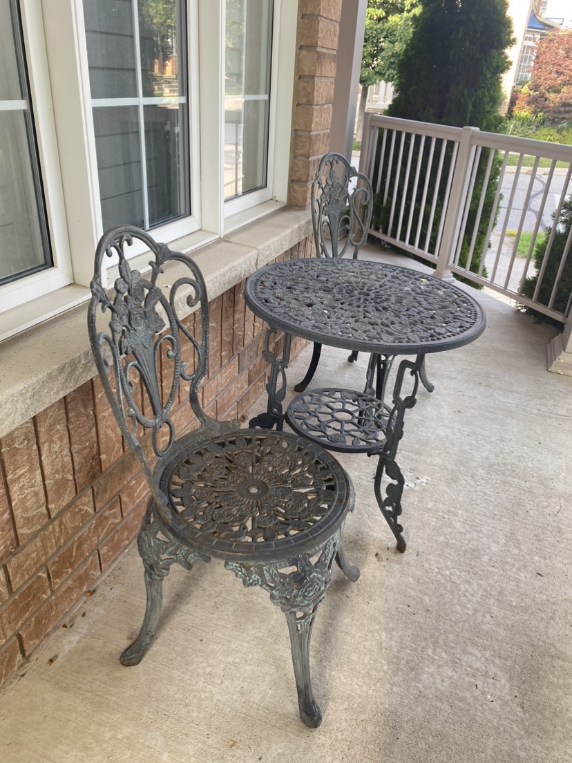 Patio Set with Table and Two Chairs image indicator(4)