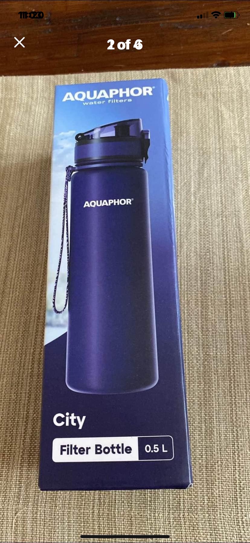Aquaphor filtered water bottles-$15 ea or 2/$25 image indicator(4)