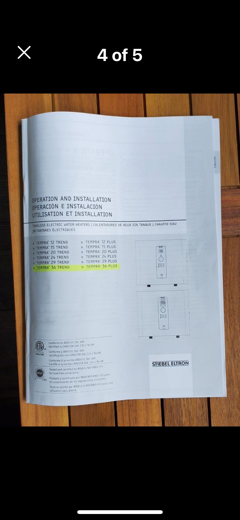 Electric Tankless Water  Heater - photo 5