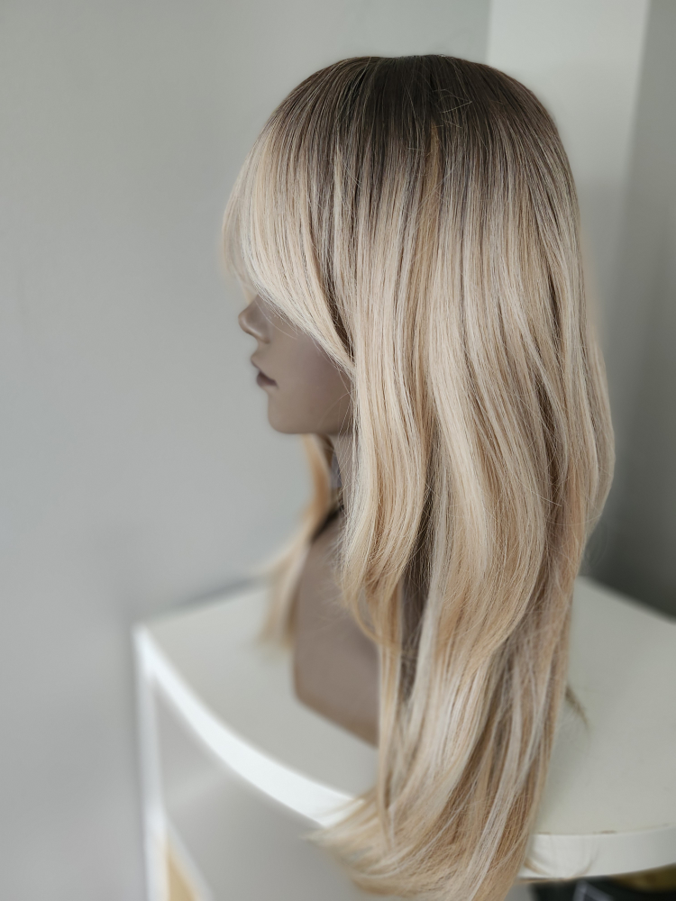 Blonde Layered Synthetic Wig - photo 2