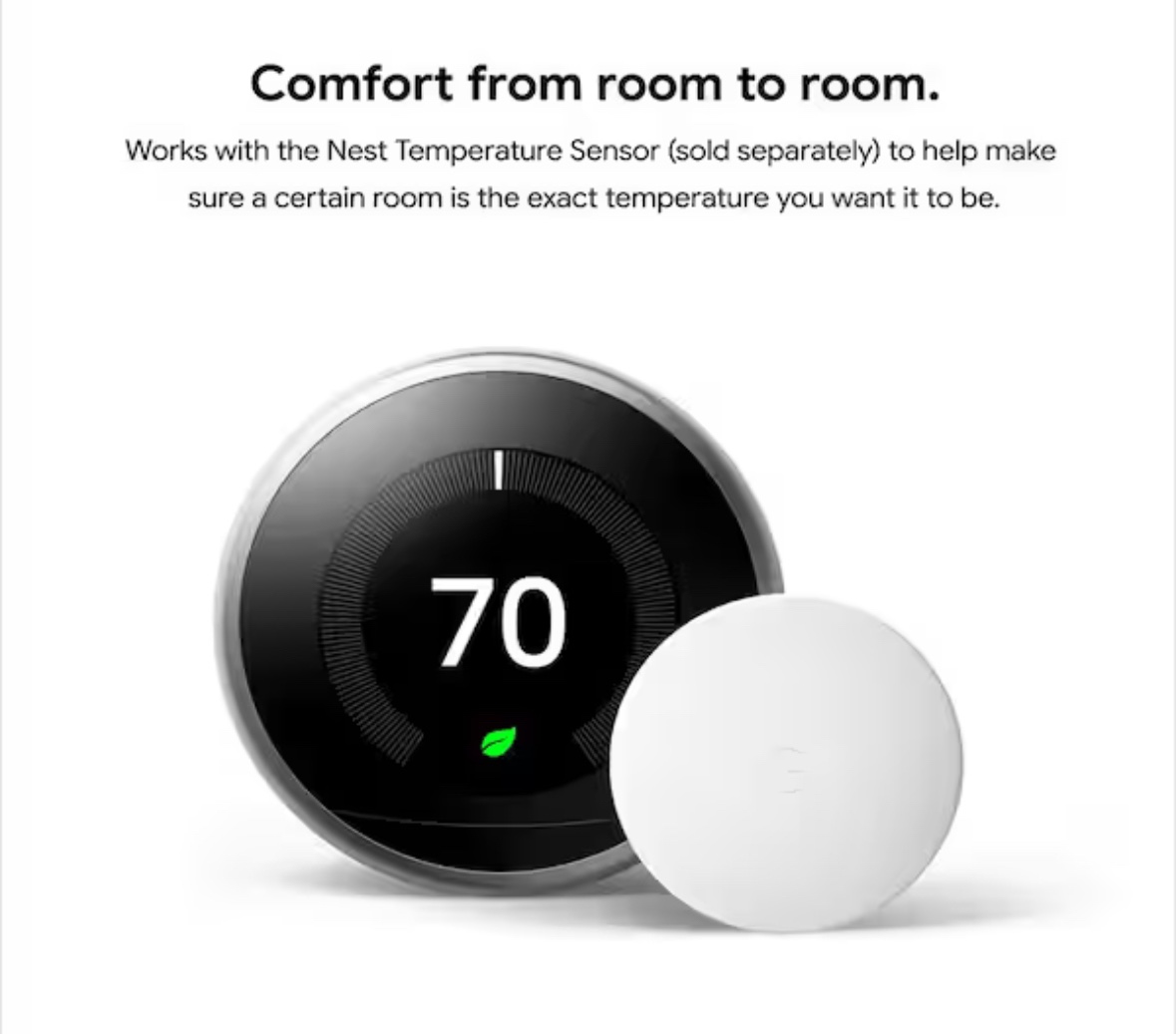 Google Nest Learning Thermostat +2 Nest Temperature - photo 4