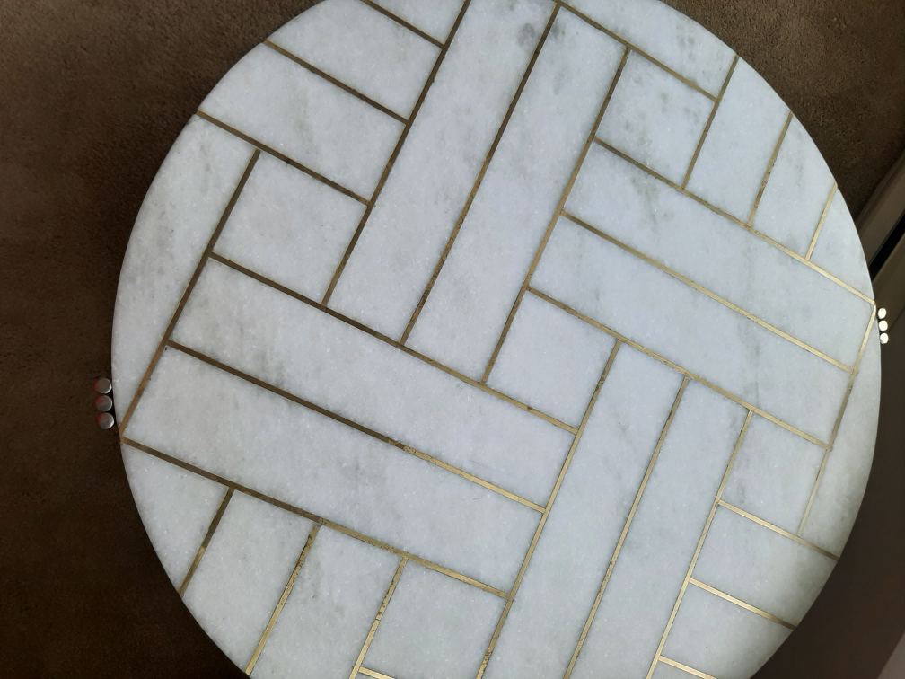 Marble coffee table