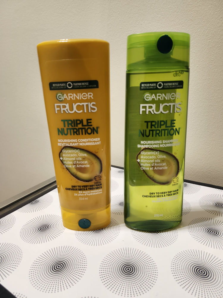 Garnier shampoo and conditioner
