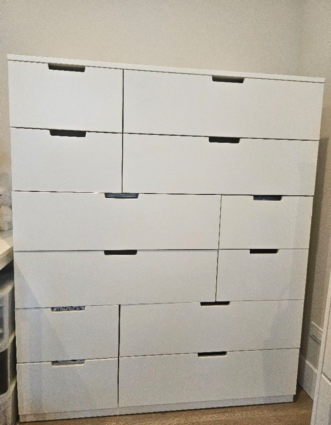 White Dresser with 12 drawers - photo 2