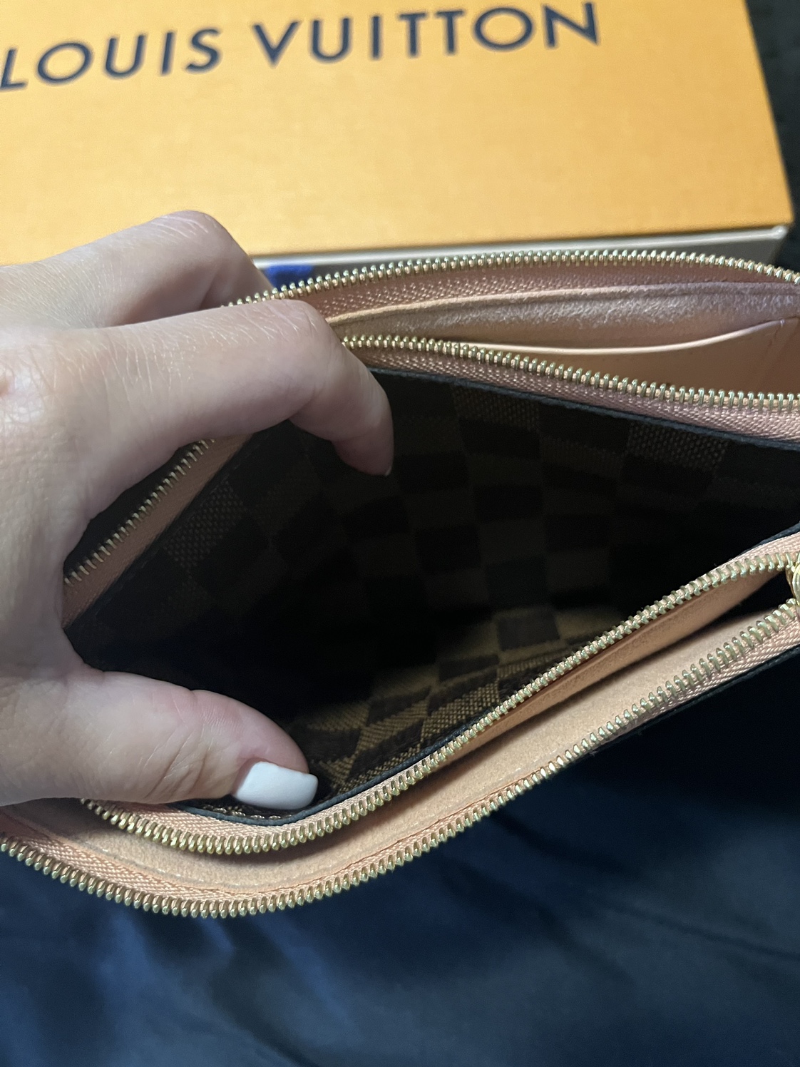 Louis Vuitton Double Zip Pochette image indicator(8)