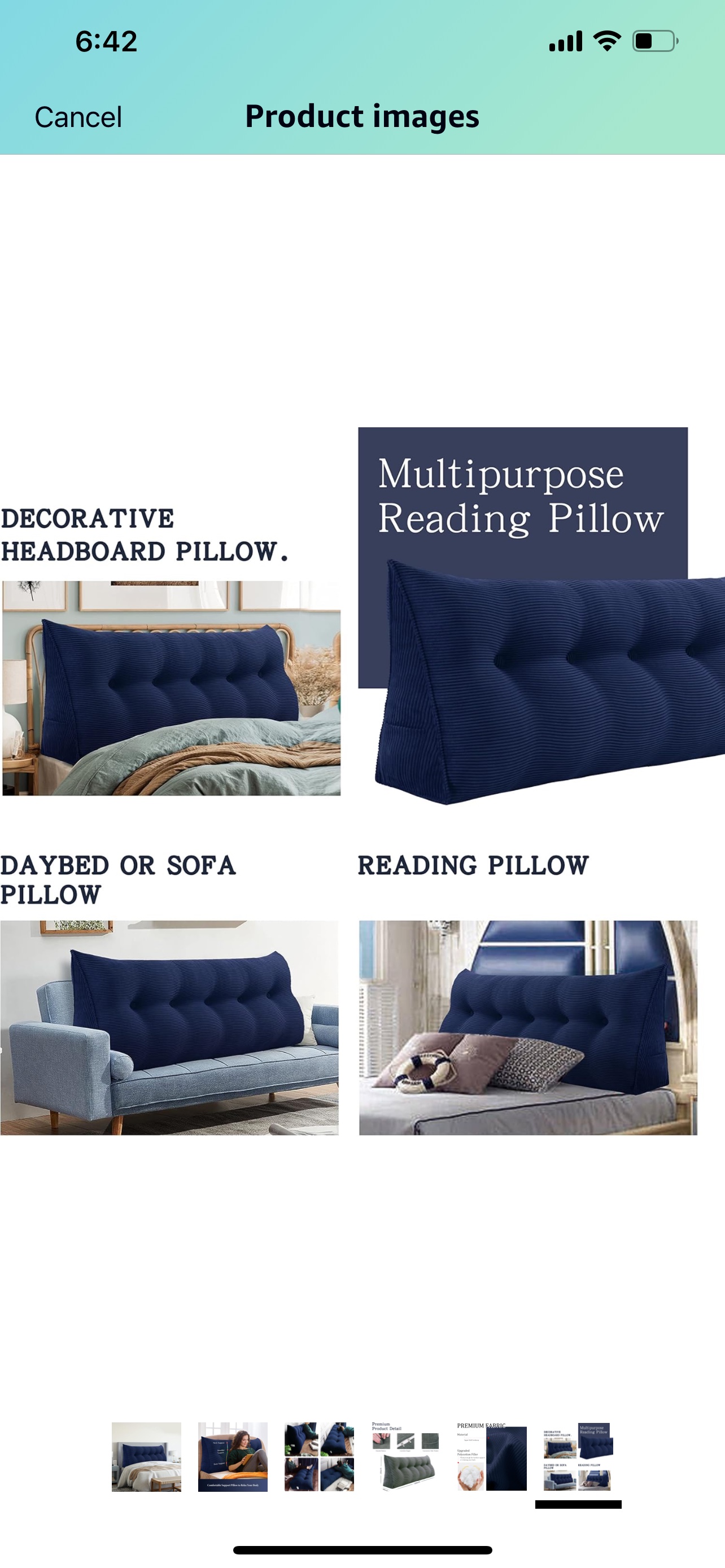 Bed Wedge Pillow - photo 5
