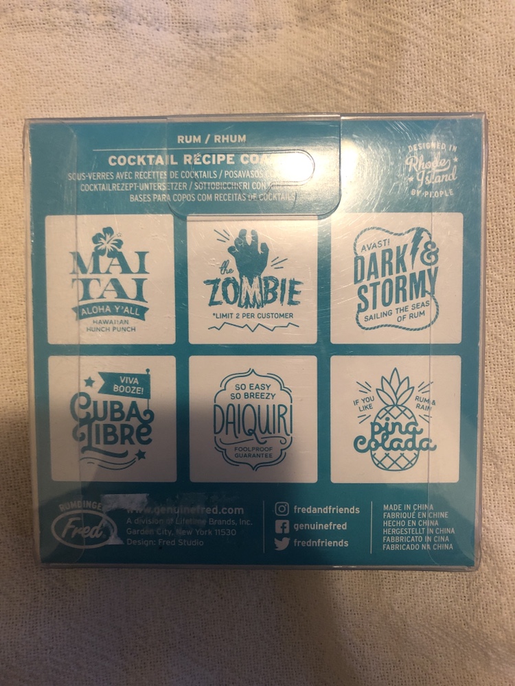 Fred Good Measure Cocktail Coasters image indicator(2)