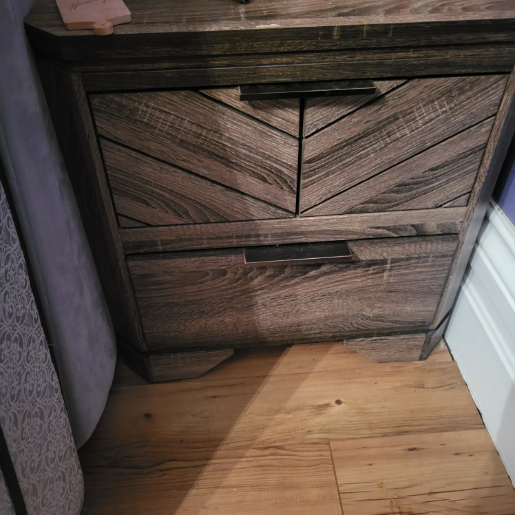 bed frame and night stand - photo 3