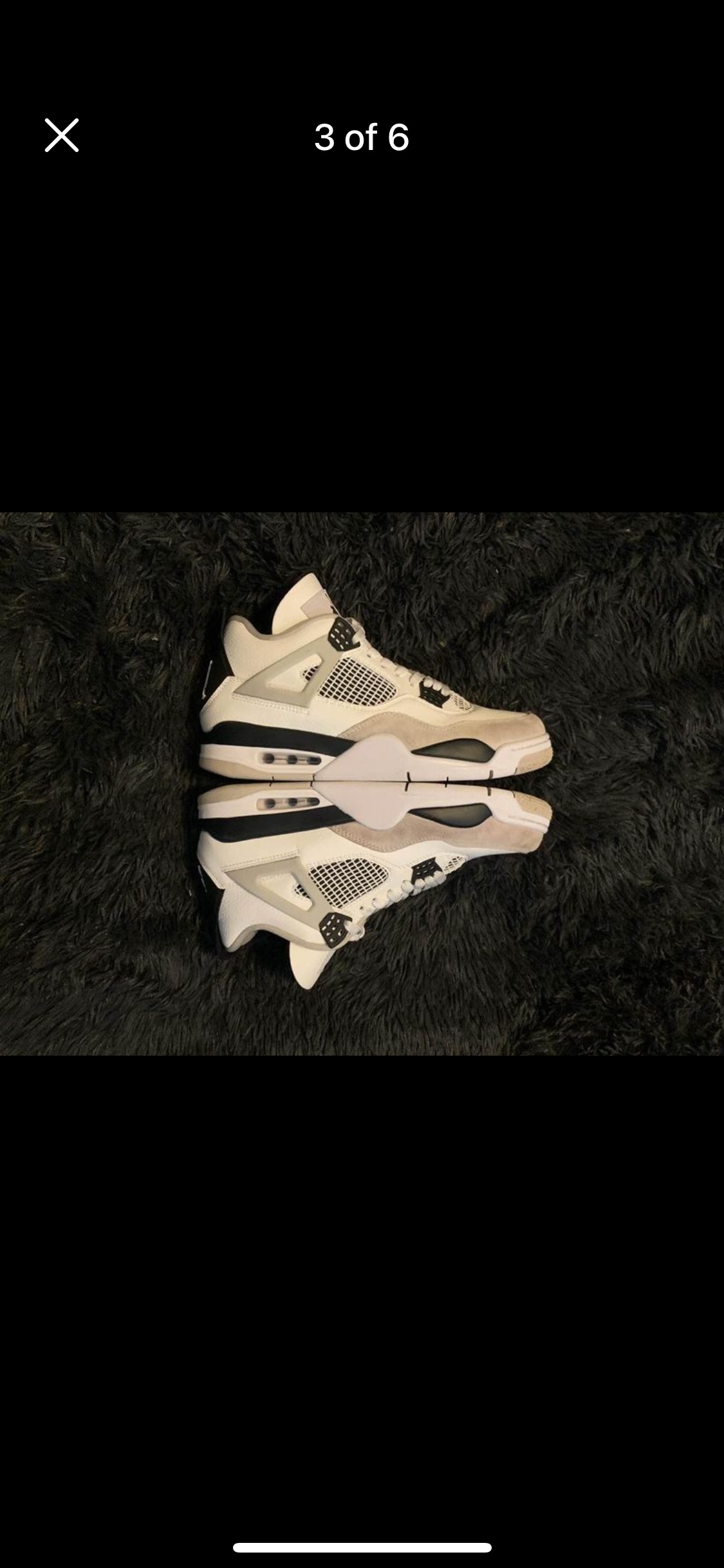 Nike air Jordan 4 Military black - photo 3