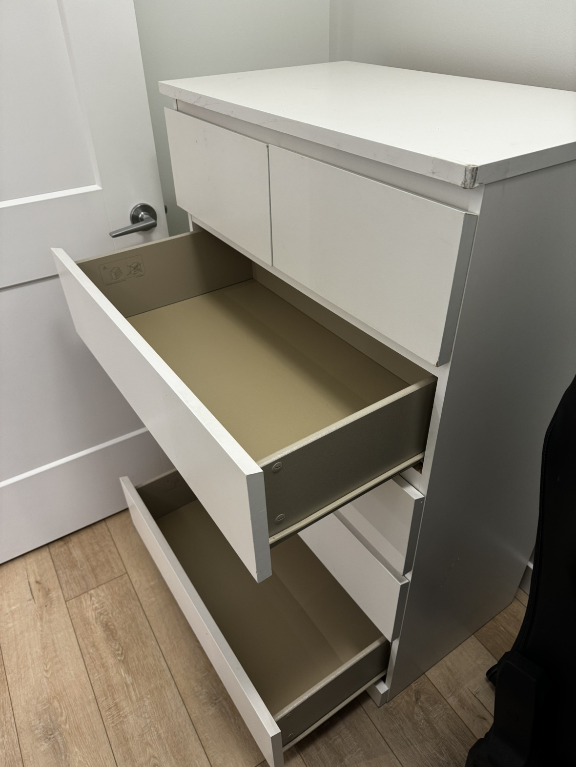 Ikea malm 6-drawer chest - white color thumbnail