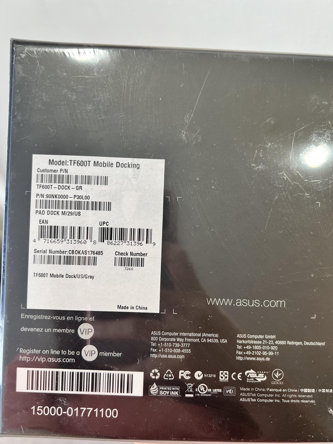 《Brand New》ASUS Vivo Tab Charging Dock Win 8 Touchpad Keyboard image indicator(2)