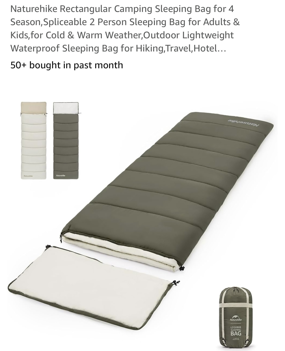 Sleeping BG (Naturehike Ld150)