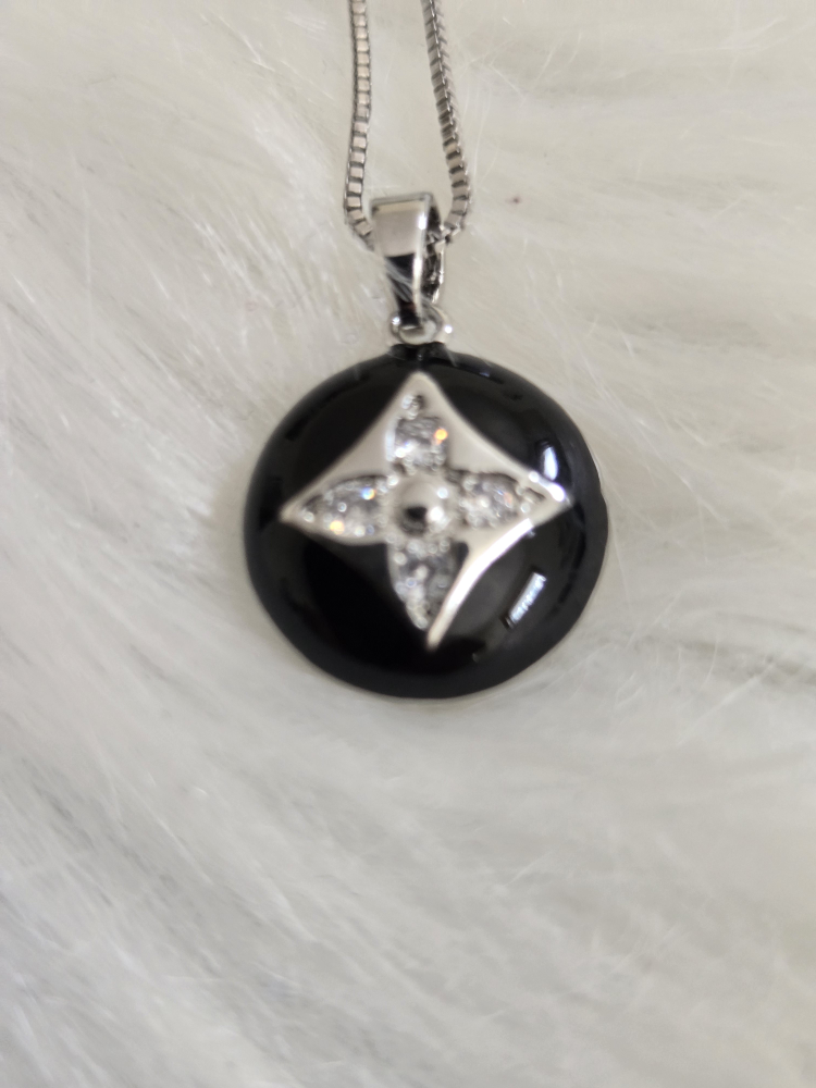 🌸 blossom silver necklace *new - photo 4