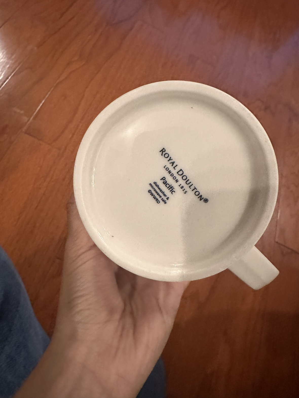 Set of 4 Blue and White Coffee Mugs - photo 4