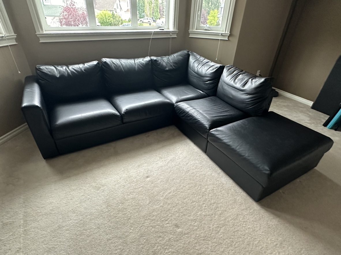 Ikea “Leather” Vimle Left Side Sectional