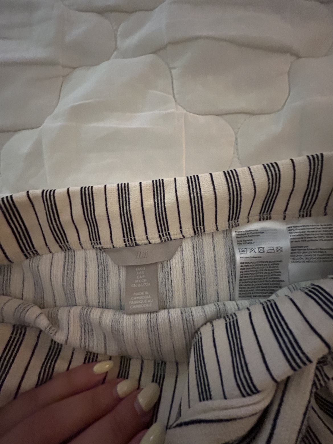 Striped Wrap Skirt - photo 3
