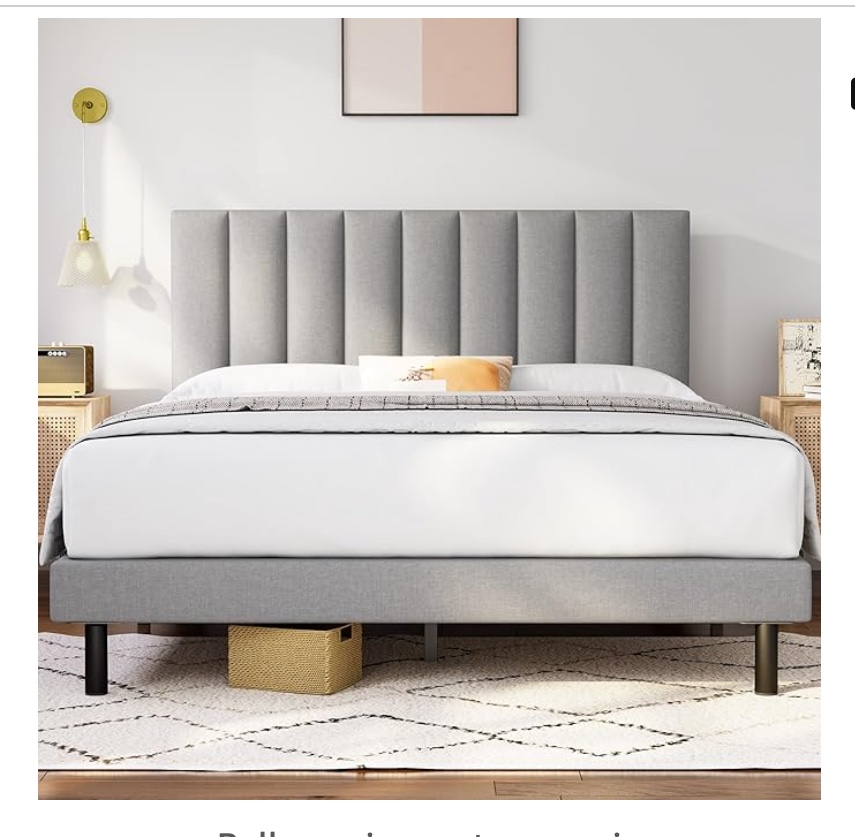Queen size bed and bed frame - photo 3