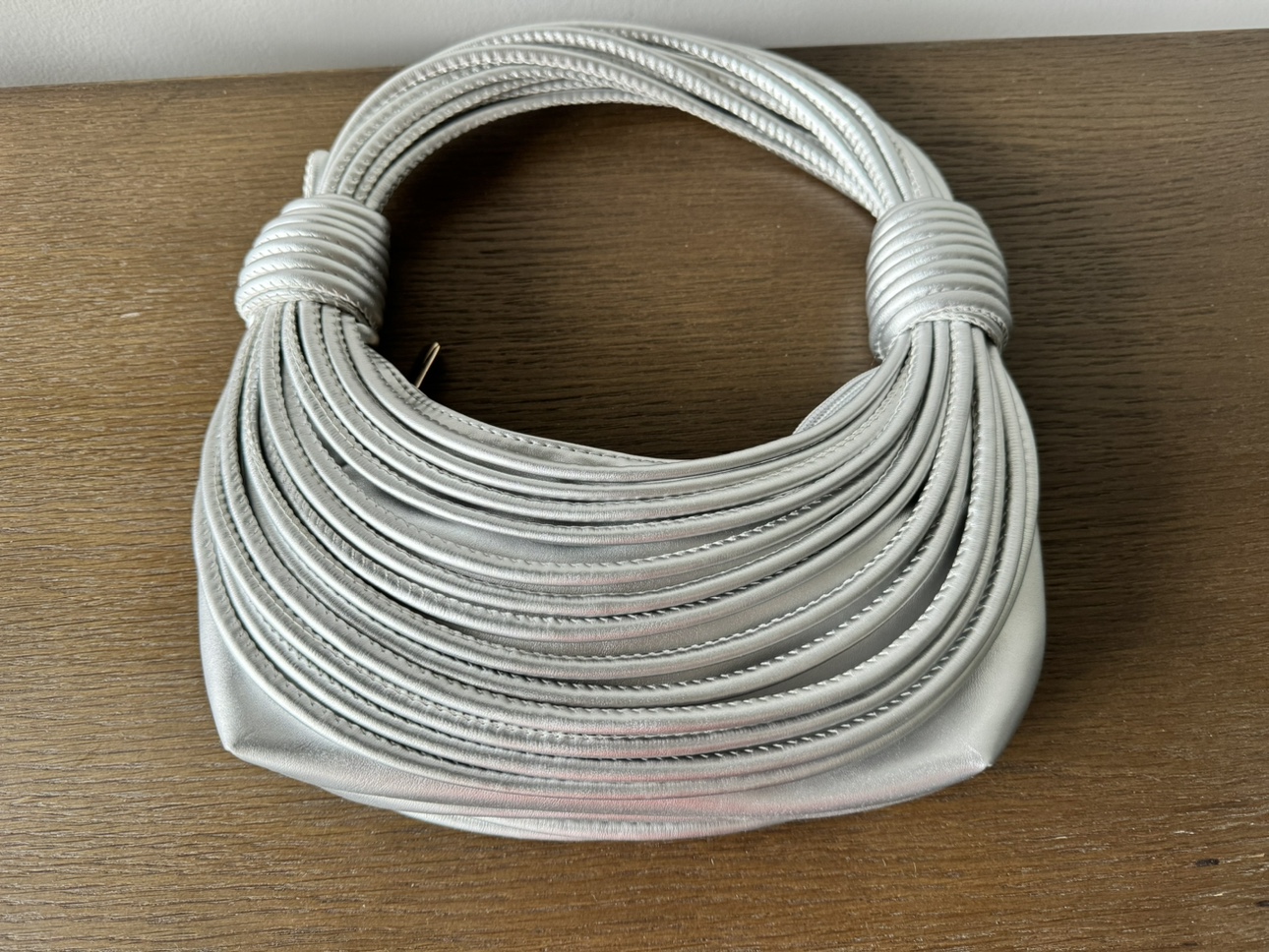 Silver handbag - photo 3