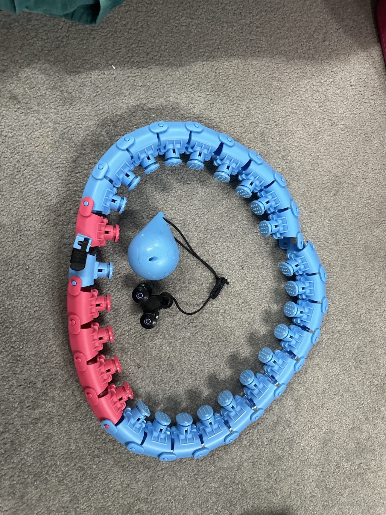 Weighted exercise hula hoo
