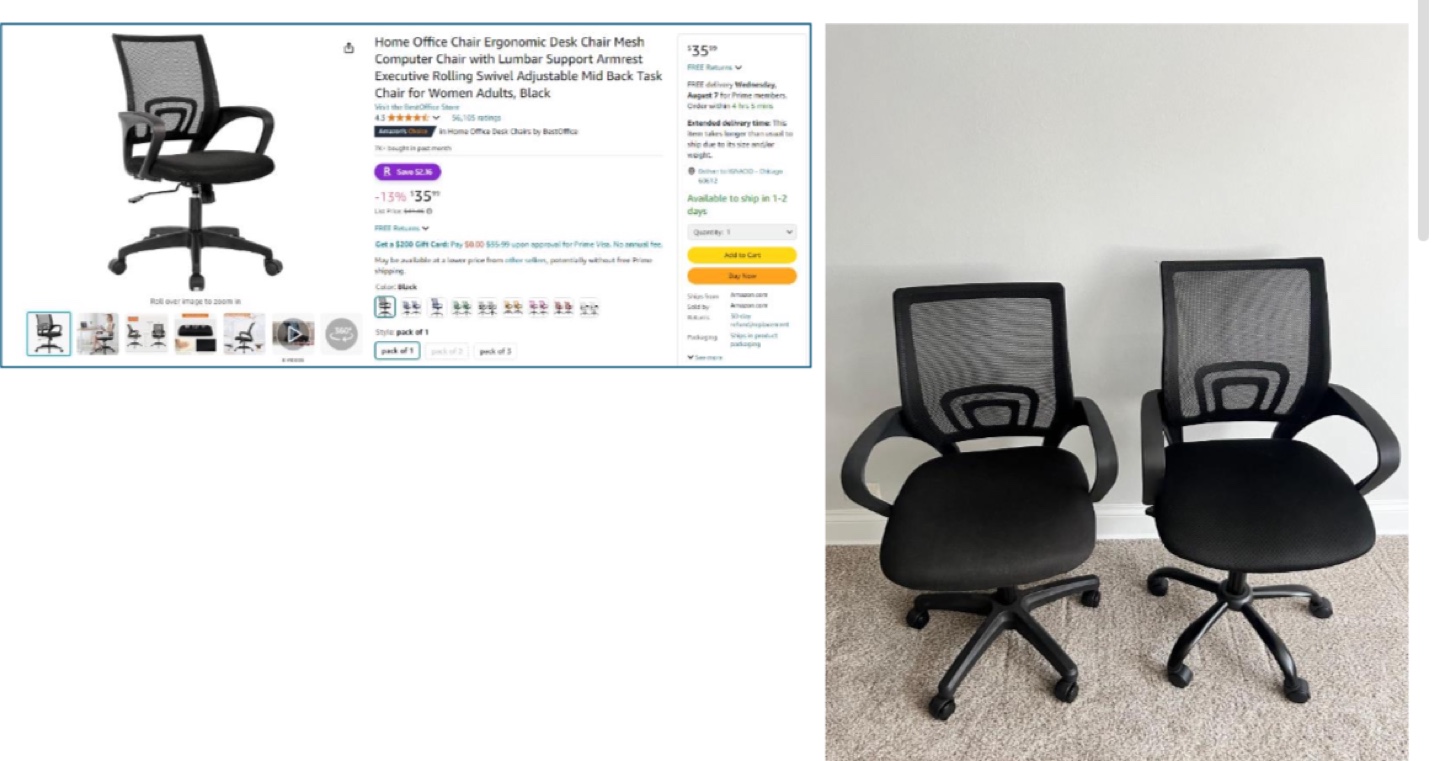 Office chairs - $15 ea