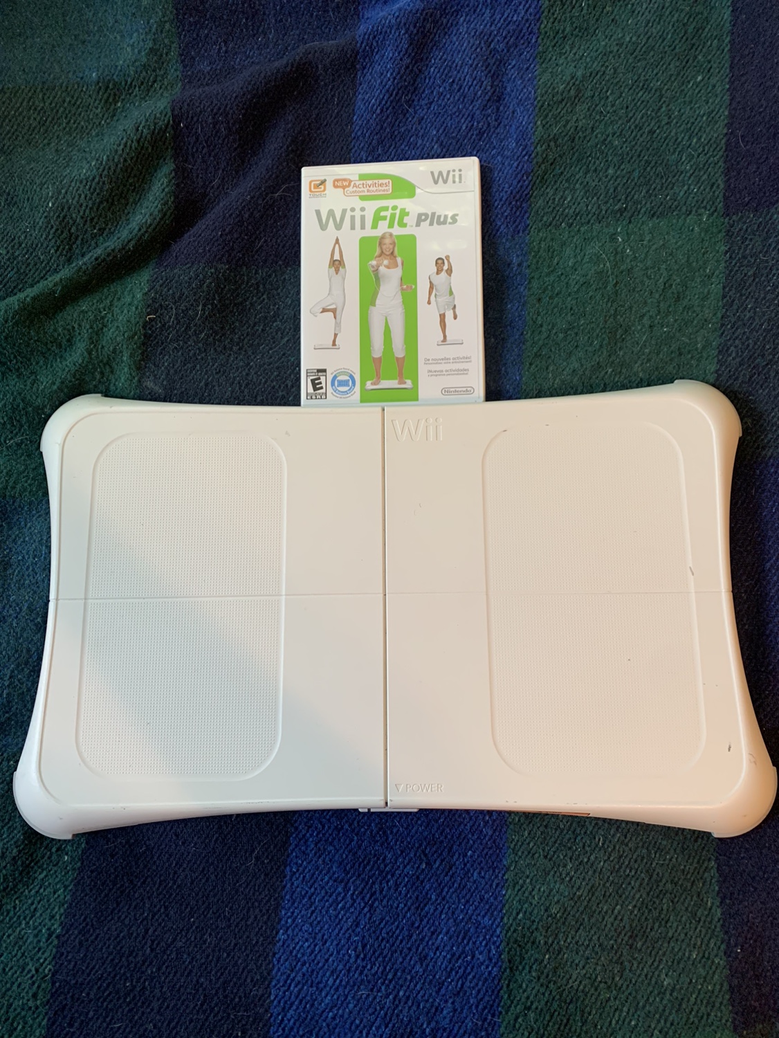 Wii fitness board and Wii fit plus