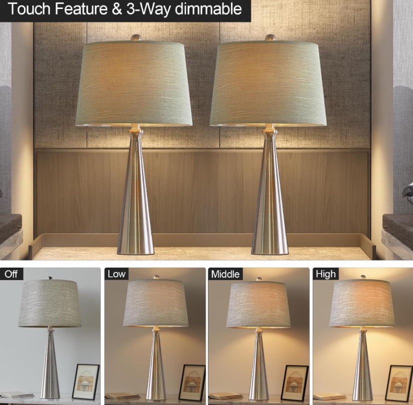Oneach 25.75" Table Lamps Set of 2 - photo 3