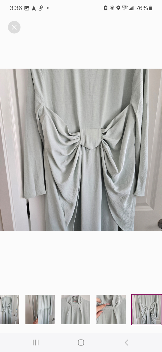 Mint Green Long Sleeve Dress - photo 5