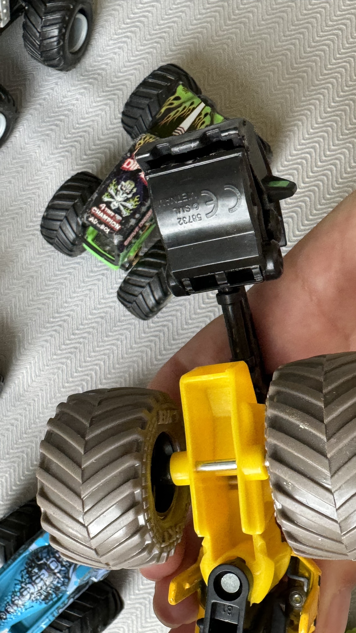 Lot of 12Hot Wheels Monster Jam Trucks image indicator(10)